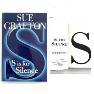 5 for $25!   “S” Is for Silence Hardback Book - Author Sue Grafton